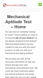 Mobile Screenshot of mechanicalaptitudetest.org